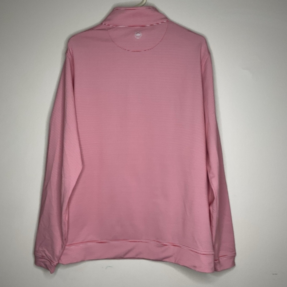 Peter Millar Quarter Zip‎ Performance Red White S… - image 8